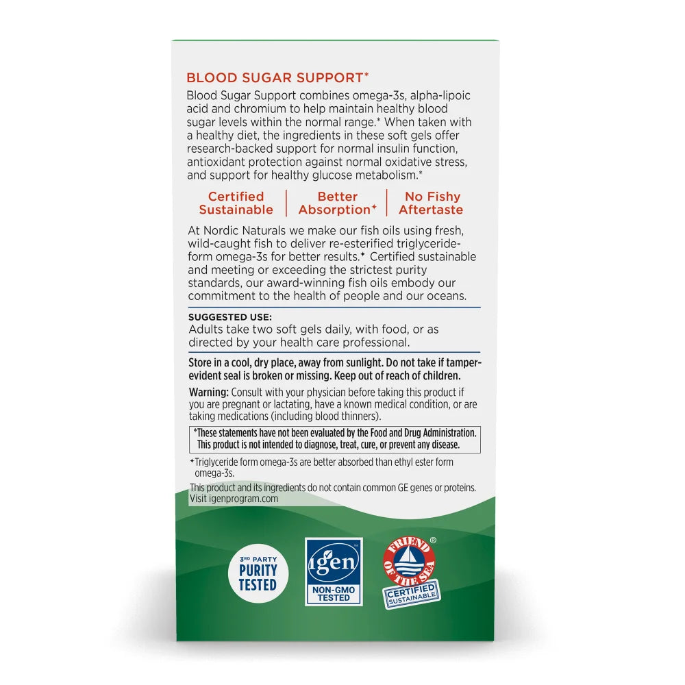 Omega Blood Sugar 60 SG
