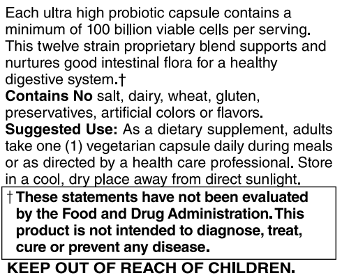 100 Billion Probiotic 30 VCaps