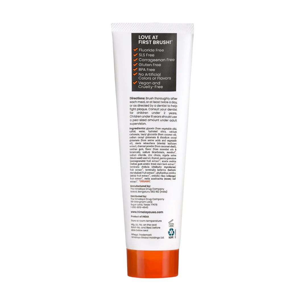 Whitening AntiplaqueToothpaste - Charcoal + Black Seed Oil Toothpaste 4 oz