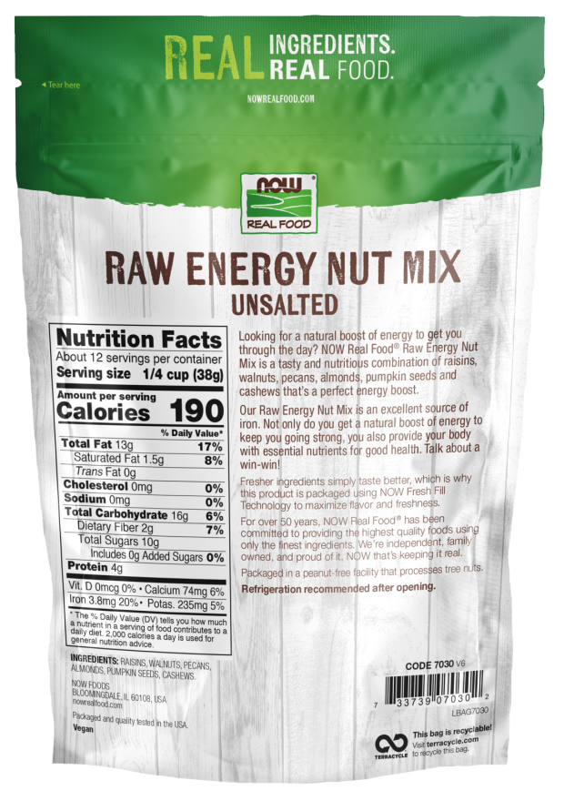 Raw Energy Nut Mix 16 oz