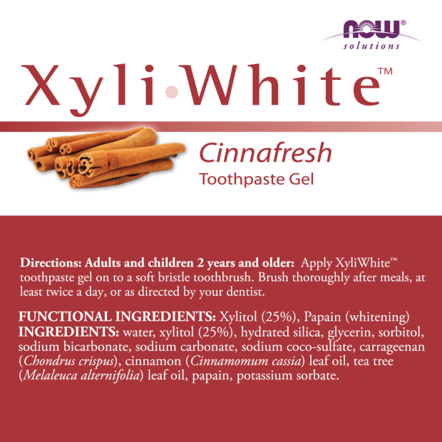 Xyliwhite Natural Cinnamon Toothpaste 6.4 oz