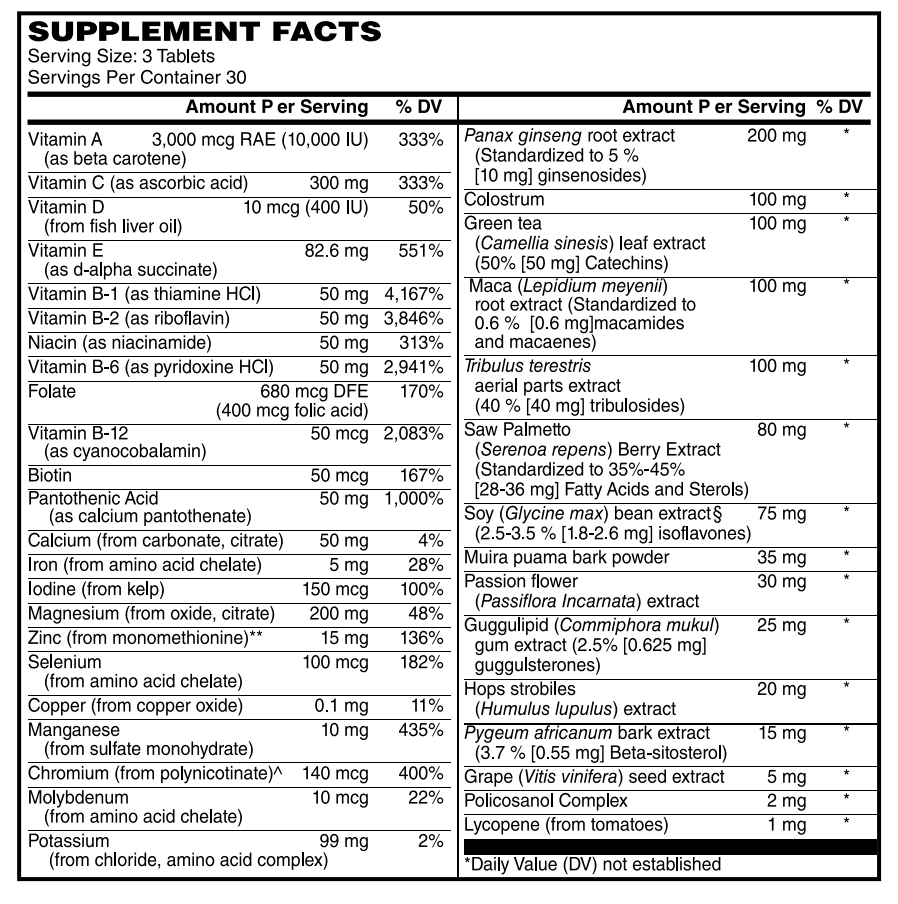 Active Man's Formula 90 Tabs