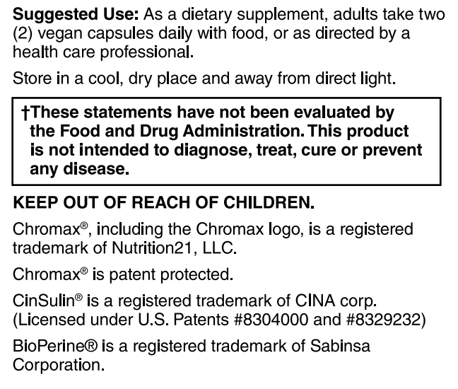 Advanced Blood Sugar Support 60 VeganCaps