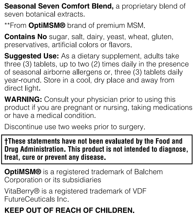 All Season Support 180 VeganTabs