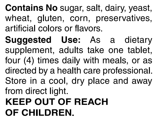 Magnesium Amino Acid Chelated 250 Tabs