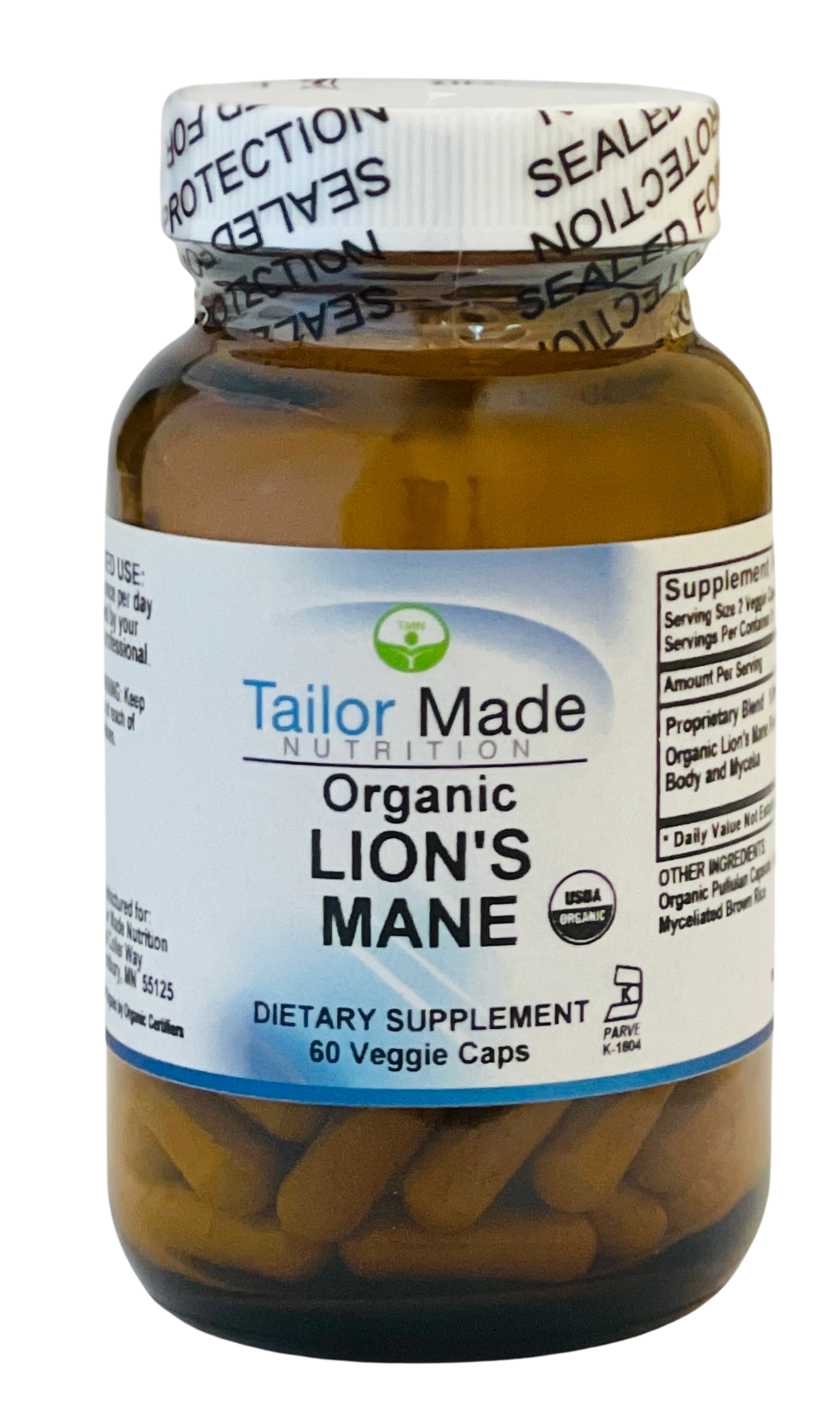 Organic Lions Mane 60 VCaps