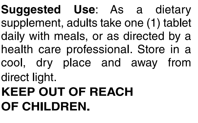 Pantothenic Acid (Vitamin B5) 500 mg 100 VTabs