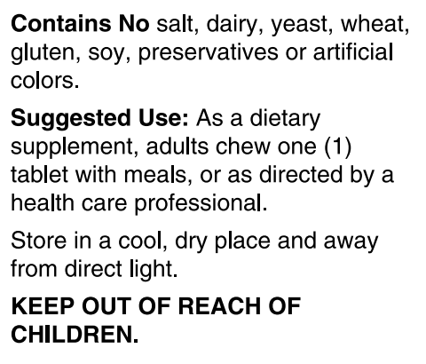 Papaya Enzyme Chewable 100 Tablets