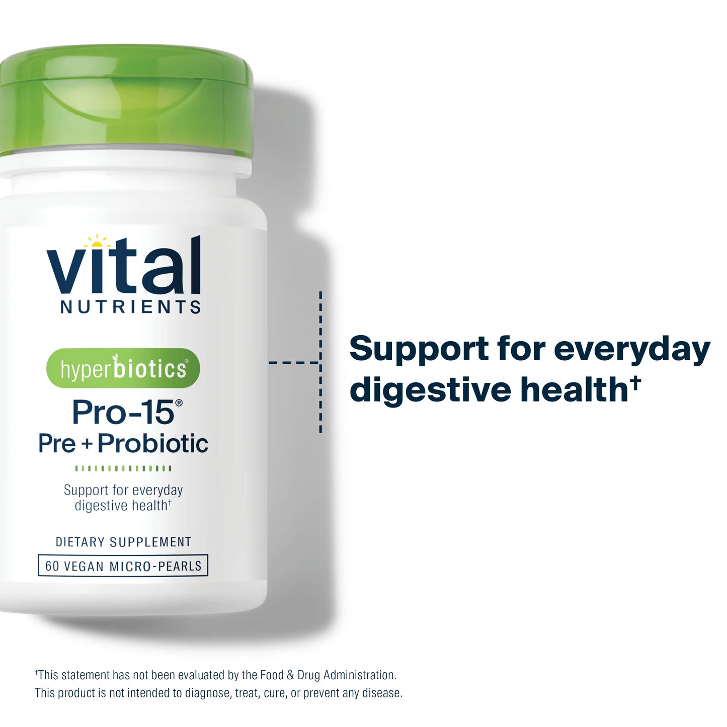 Pro-15 Pre+Probiotic 60 Vegan Pearls