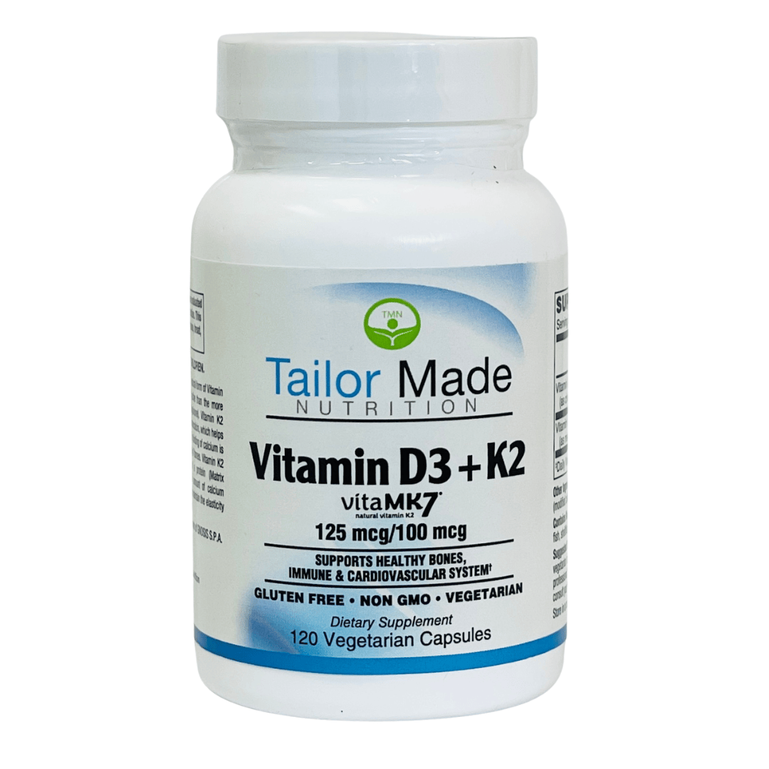 A synergistic formulation of highly bioavailable Vitamin D3 (cholecalciferol), and vitaMK7® (menaquinone-7) which support calcium absorption and delivery into the bone matrix, and benefits immune & cardiovascular health.†