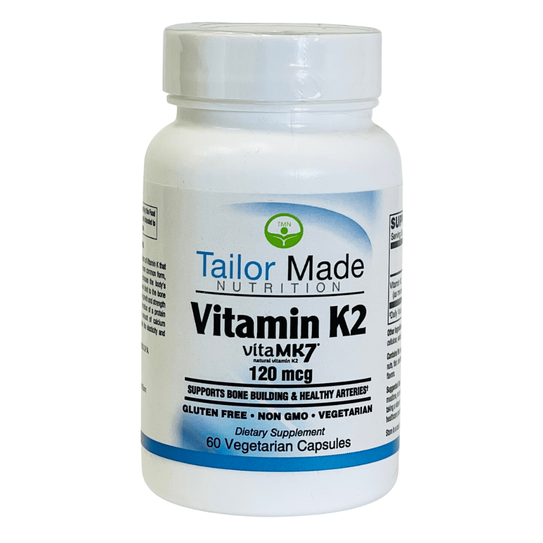 Providing 120mcg of vitaMK7® Vitamin K2 (menanquinone-7) for healthy, strong bones and for supporting arterial health.