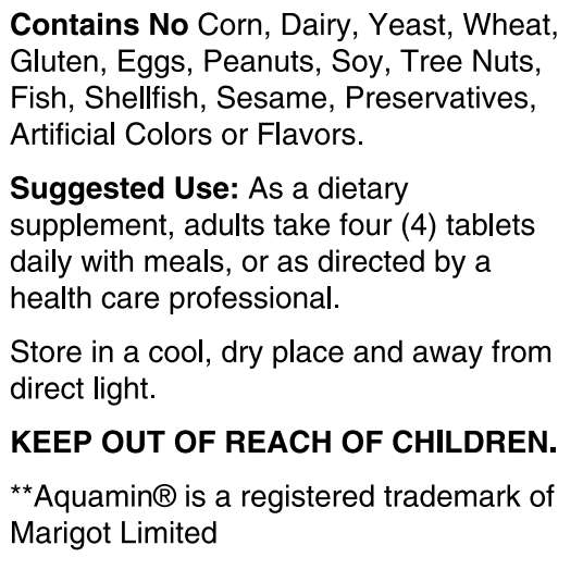 Calcium & Magnesium Citrates 250 Tablets