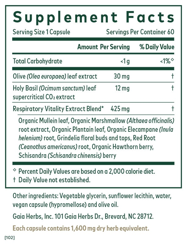Daily Lung Formula 60 SG