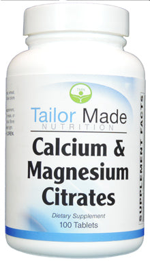 Calcium & Magnesium Citrates 250 Tablets