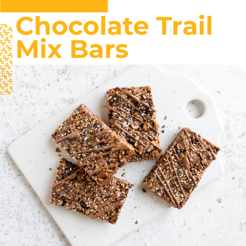 Chocolate Trail Mix Bars