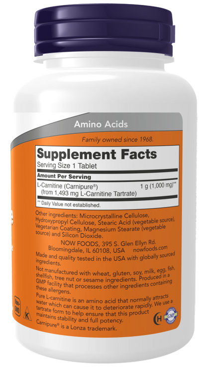 L-Carnitine 1000MG  50 Tabs