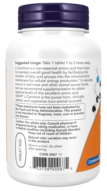 L-Carnitine 1000MG  50 Tabs