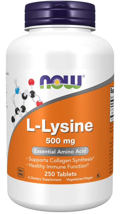 L Lysine 500mg  250 Veg Tabs