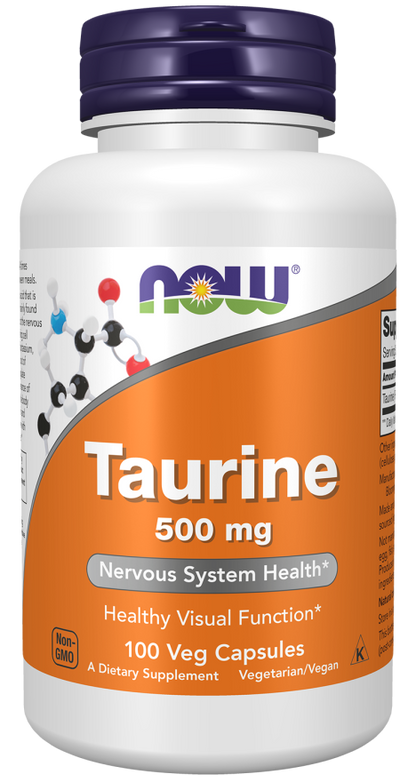 Taurine 500 mg  100 Caps