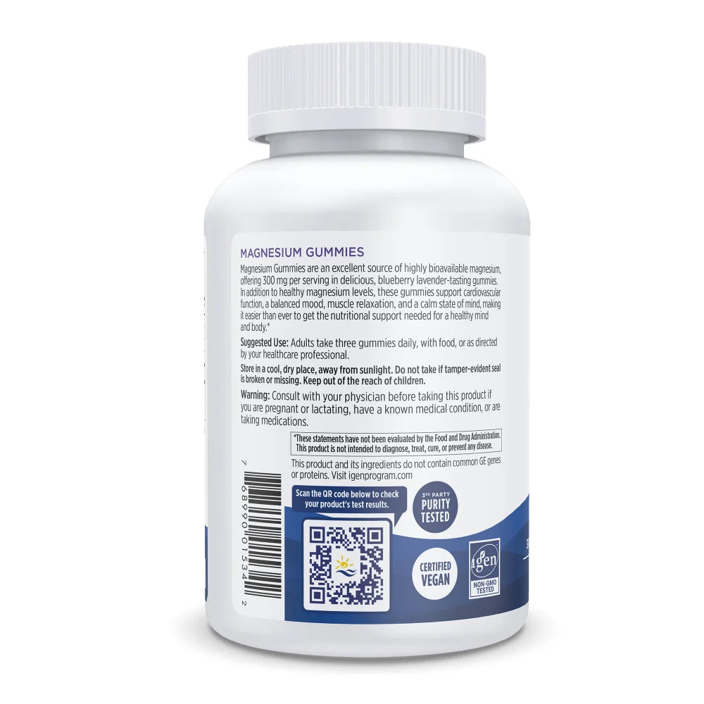 Magnesium Gummies  60 Gummies