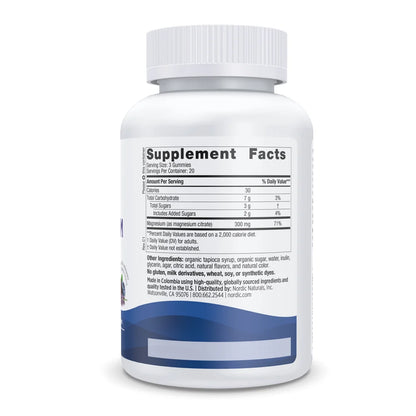 Magnesium Gummies  60 Gummies