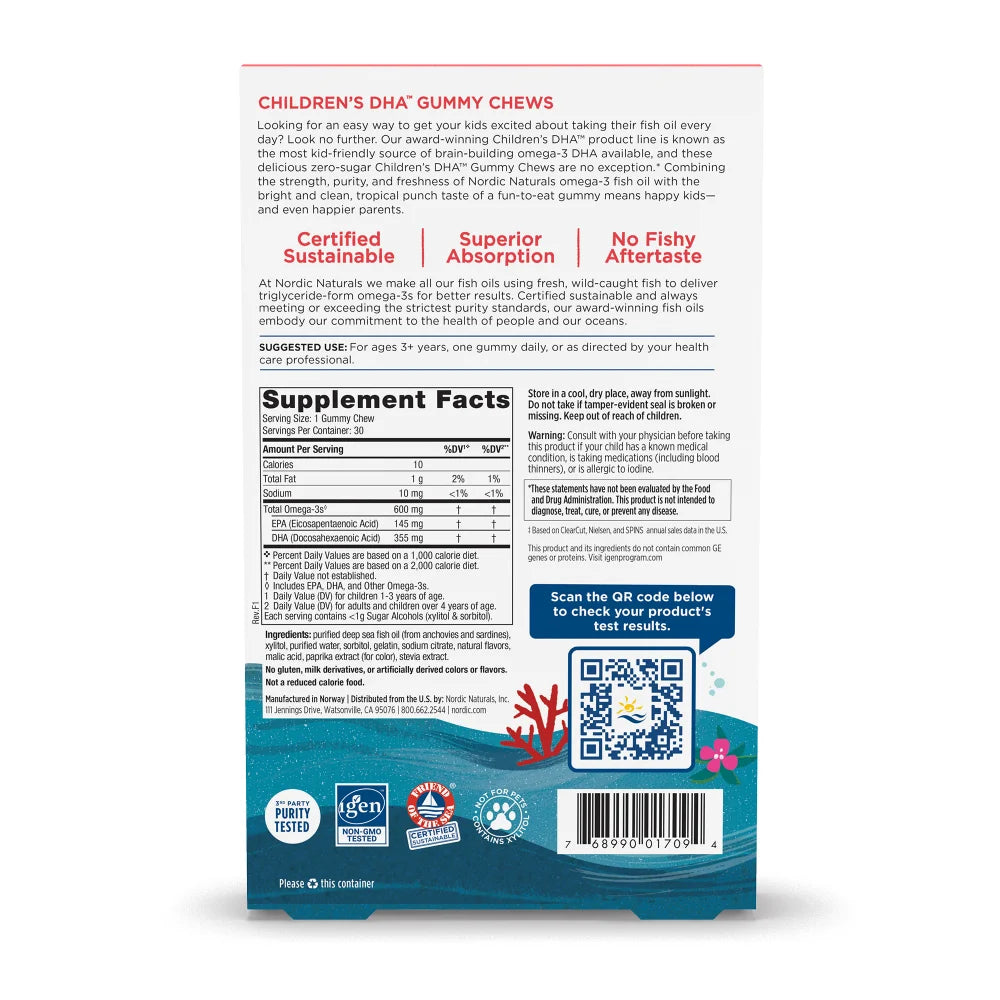 Childrens DHA   30 Gummies