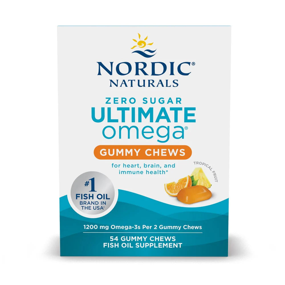 Zero Sugar Ultimate Omega  54 Gummies