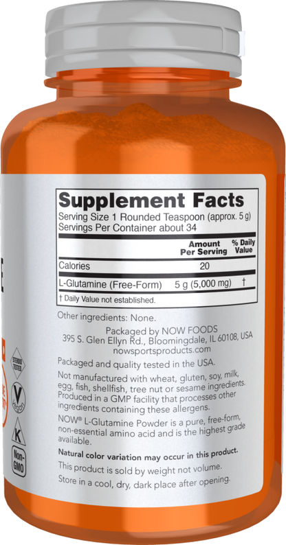 L Glutamine Pure Powder  6 oz