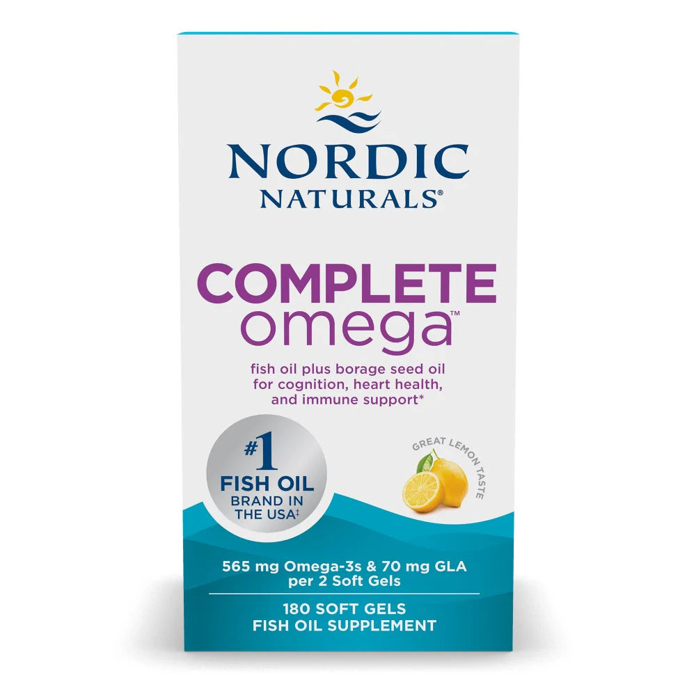 Complete Omega 3 6 9 Lemon  180 Caps