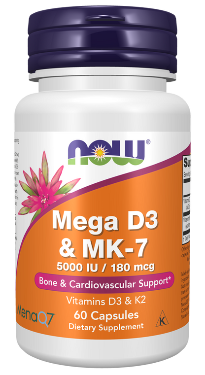 Mega Vitamin D3 + Mk7   60 Caps
