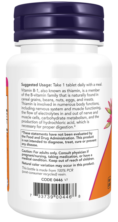 Vitamin B1 100mg  100 Tabs