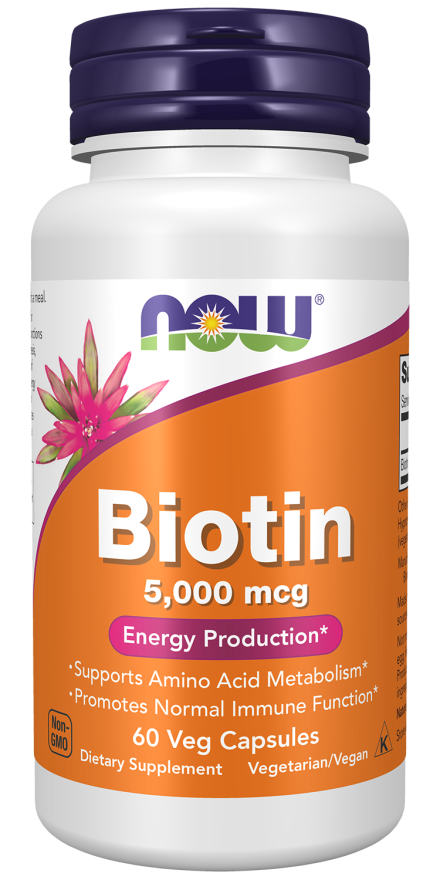 Biotin 5000 mcg 60 Veg Caps