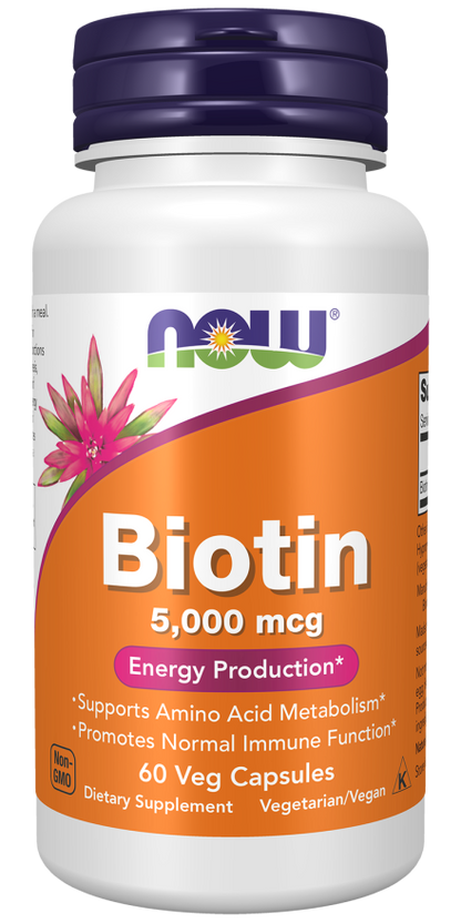 Biotin 5000 mcg 60 Veg Caps