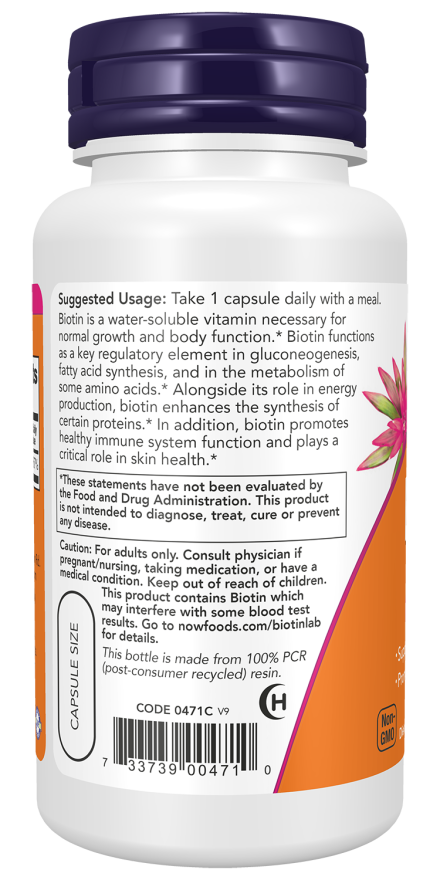 Biotin 5000 mcg 60 Veg Caps