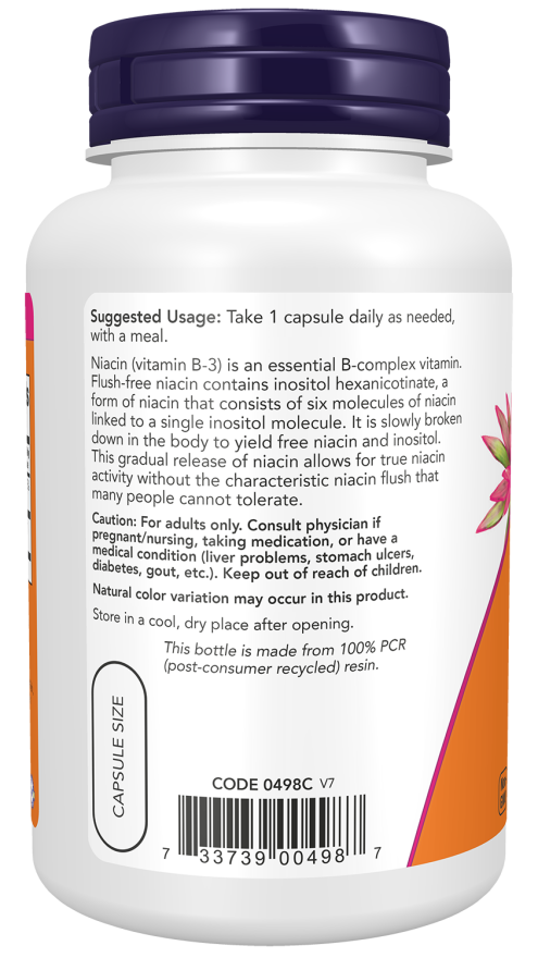 Flush Free Niacin 500mg Double Strength  90 Caps