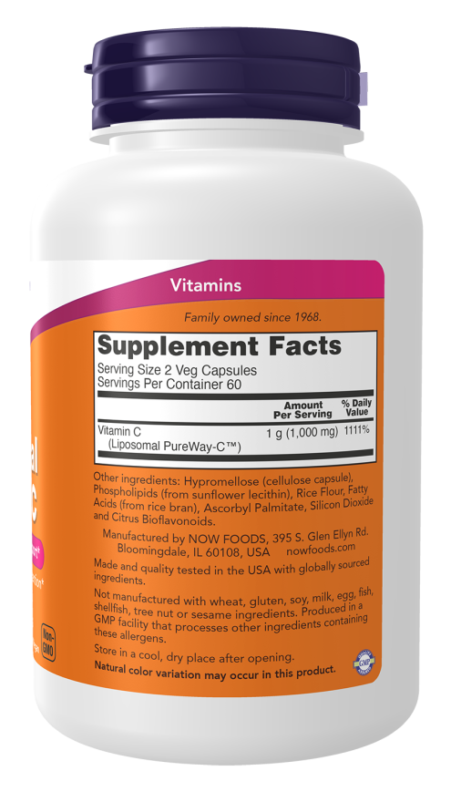 Liposomal Vitamin C 120 Veg Caps
