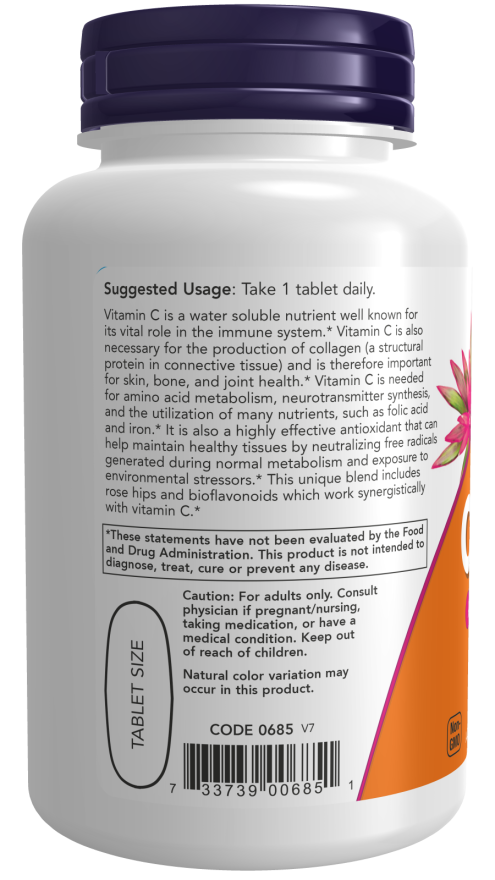 Vitamin C 1000 With Rose Hips 100 VTab