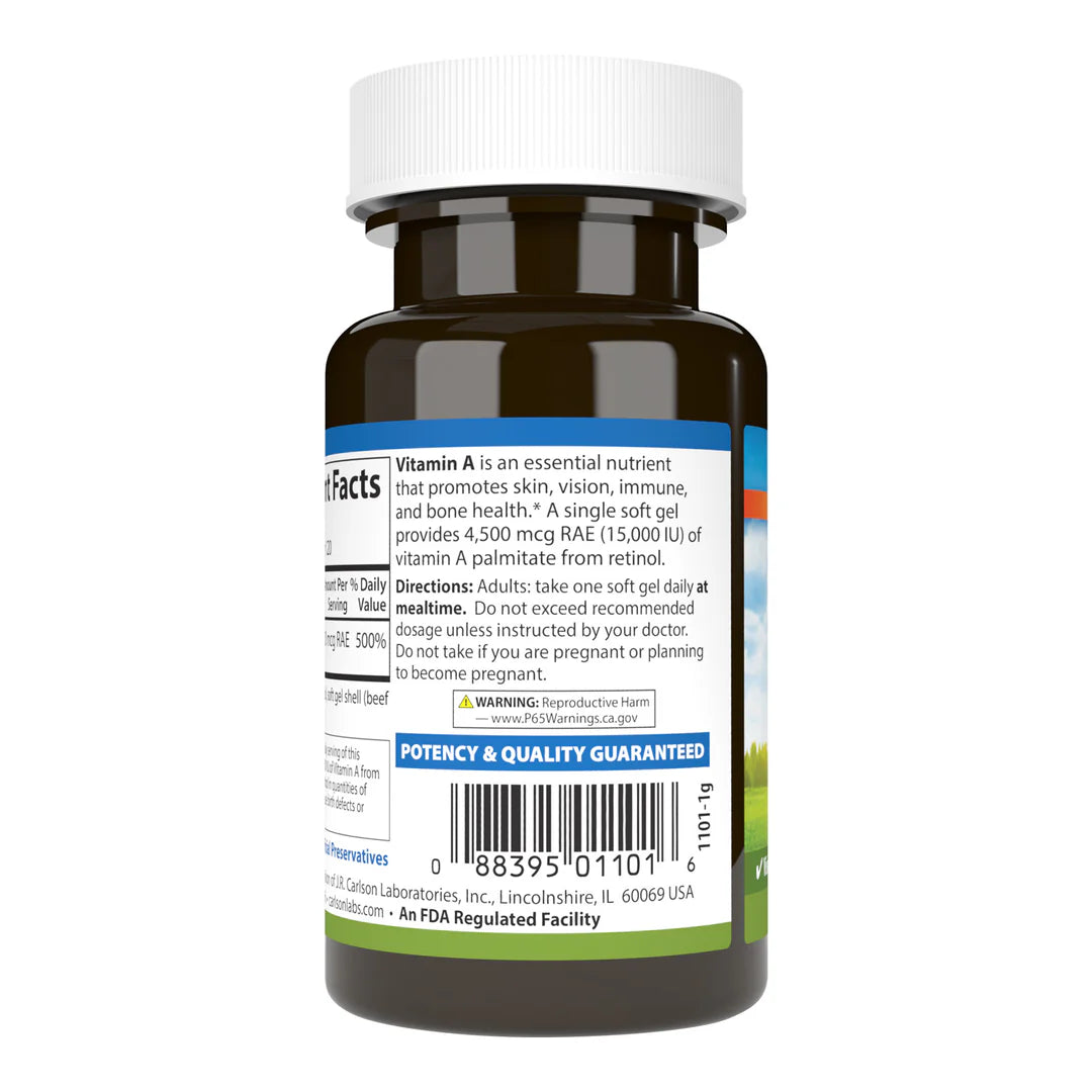 Vitamin A Palmitate 15000IU  120 Softgels