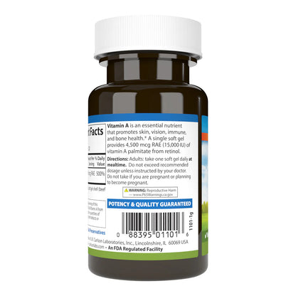 Vitamin A Palmitate 15000IU  120 Softgels