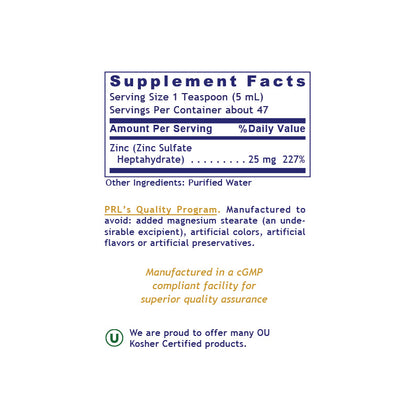 Liquid Zinc Ultra  8 oz