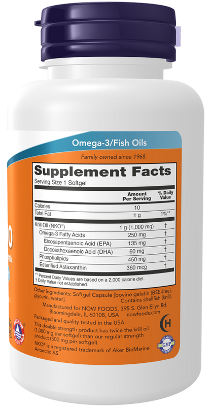 Neptune Krill Oil 1000mg  60 SG