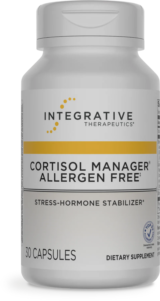 Cortisol Manager Allergen Free 30 Caps
