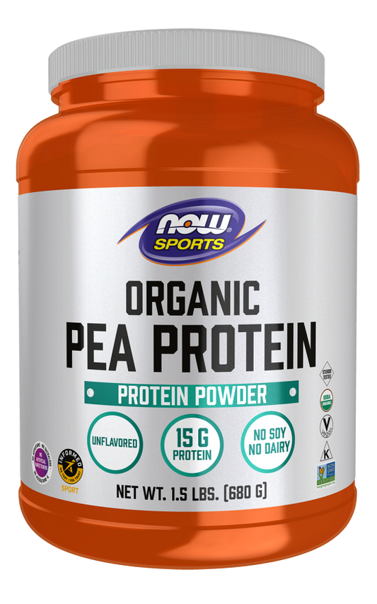 Organic Pea Protein Natural Unflavored    1.5lbs