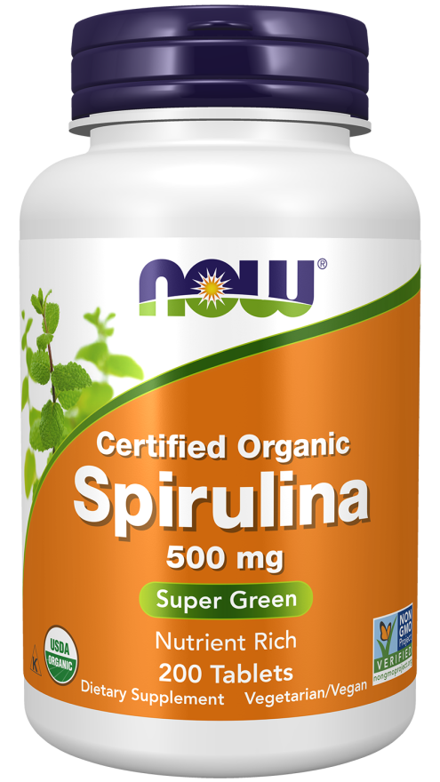 Organic Spirulina 500mg 200 Tab
