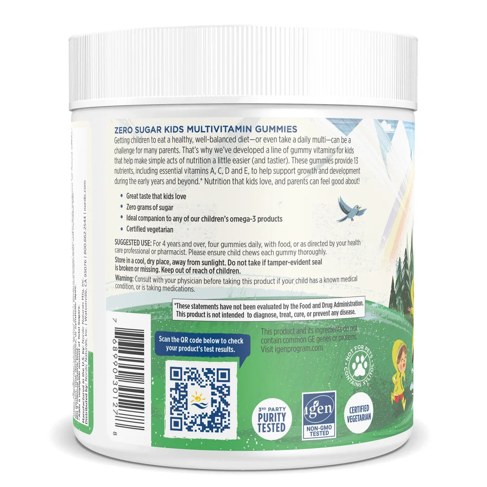 Zero Sugar Kids Multi   120 Gummies