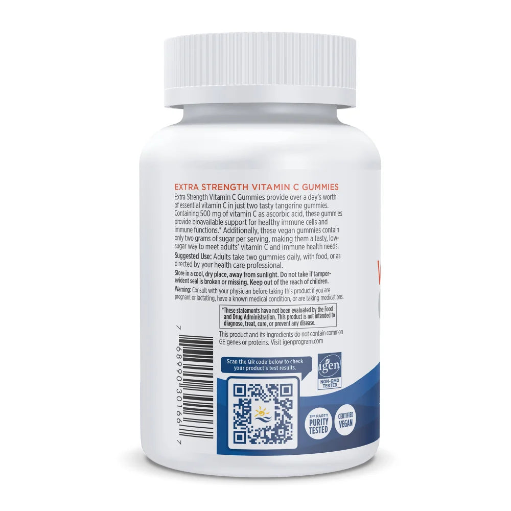 Extra Strength Vitamin C Gummies  60 Gummies