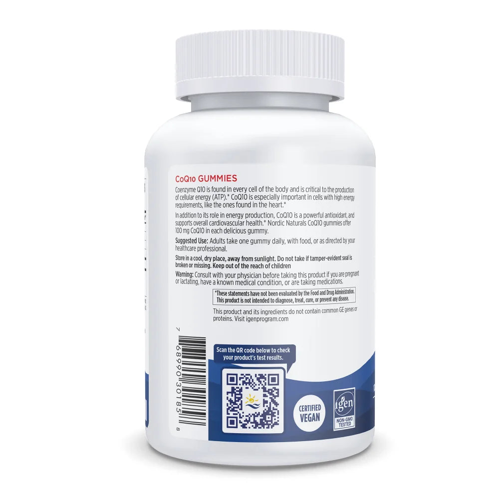 CoQ10 Gummies Strawberry  60 Gummies