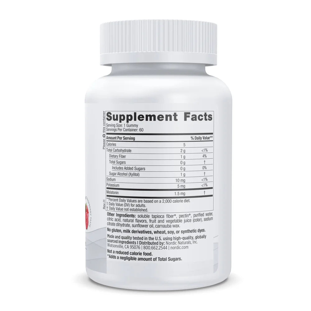 Melatonin-Raspberry  60 Gummies
