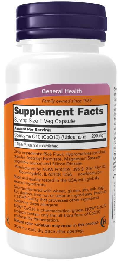 CoQ10 200 mg 60 Veg Caps