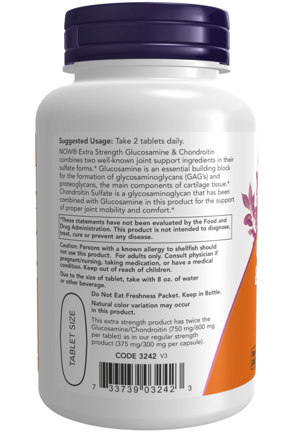 Extra Strength Glucosamine & Chondroitin  60 Tabs